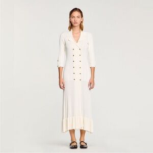 Sandro olympe knit dress